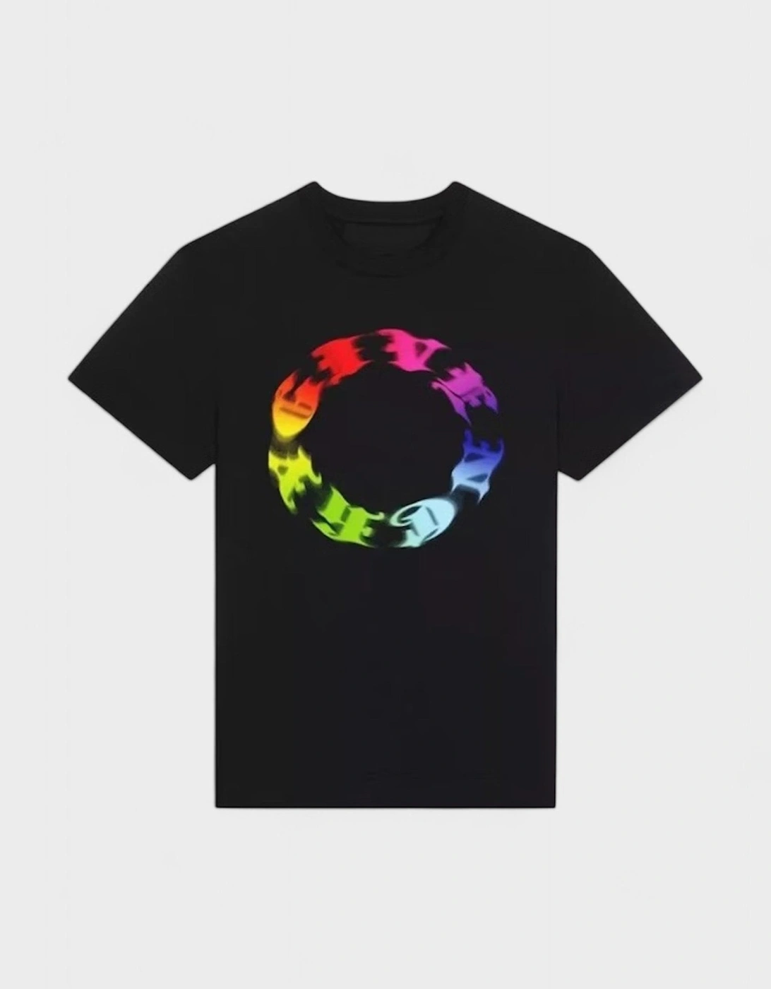 Givenchy Men's Black Oversized Fit Circle T-Shirt  40 L