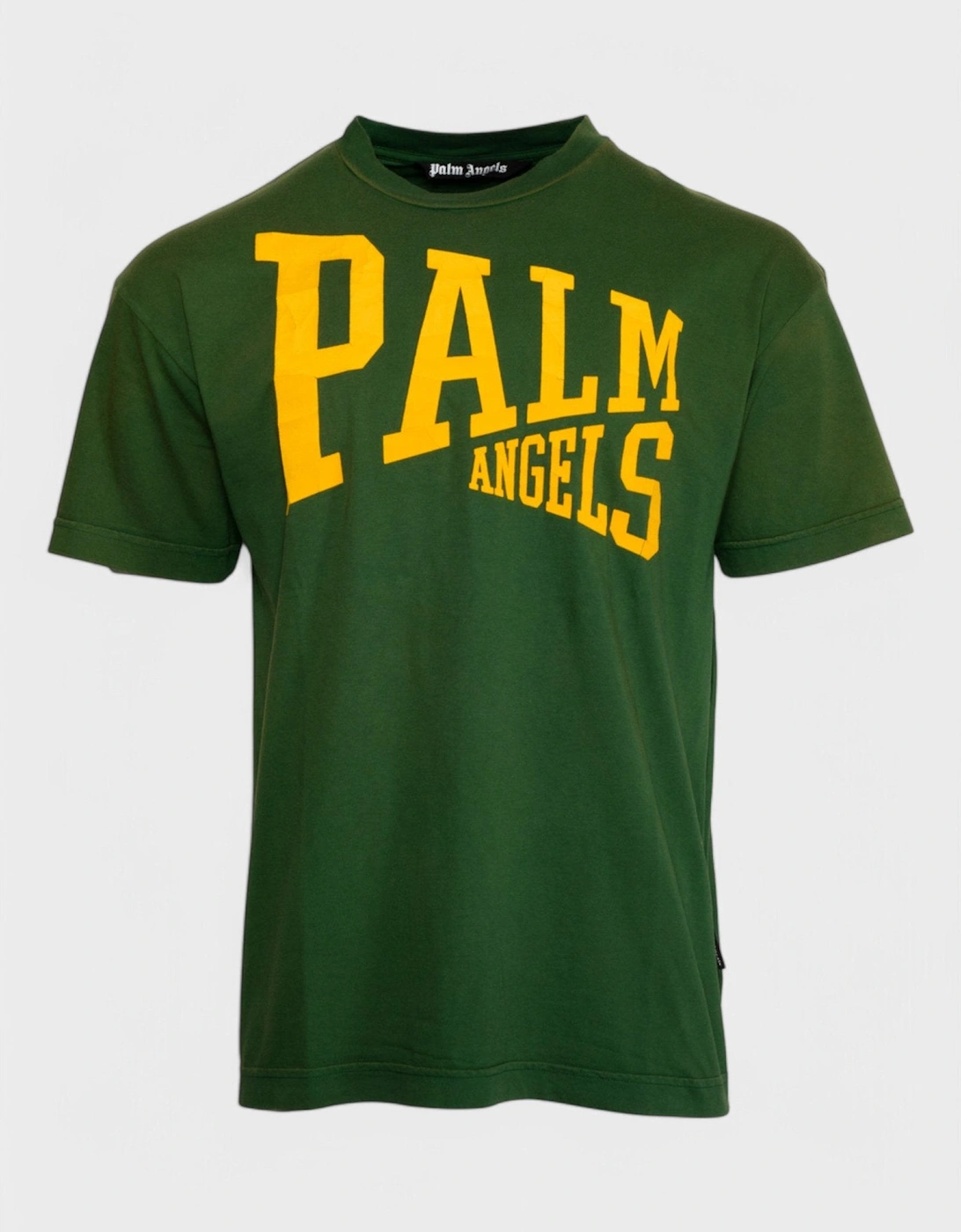 Vintage Look College Logo T-Shirt Green/Yellow, 3 of 2