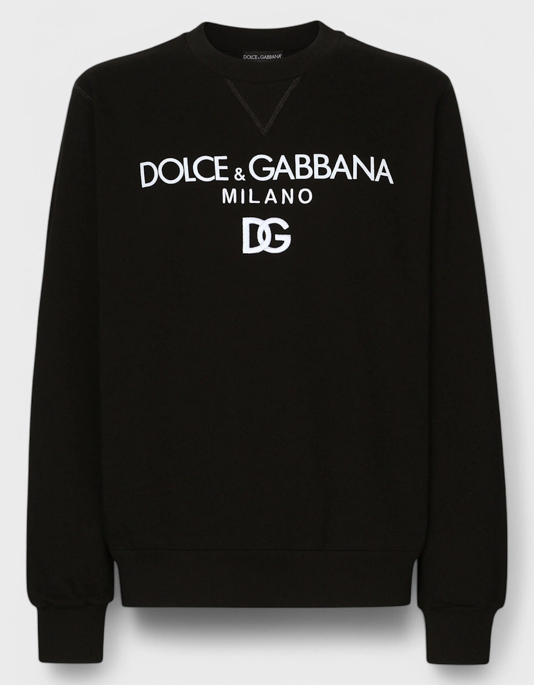 Jersey Sweatshirt DG Embroidery Black, 5 of 4