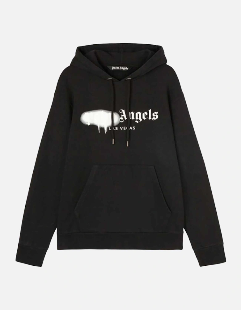 Las Vegas Sprayed Hoodie Black