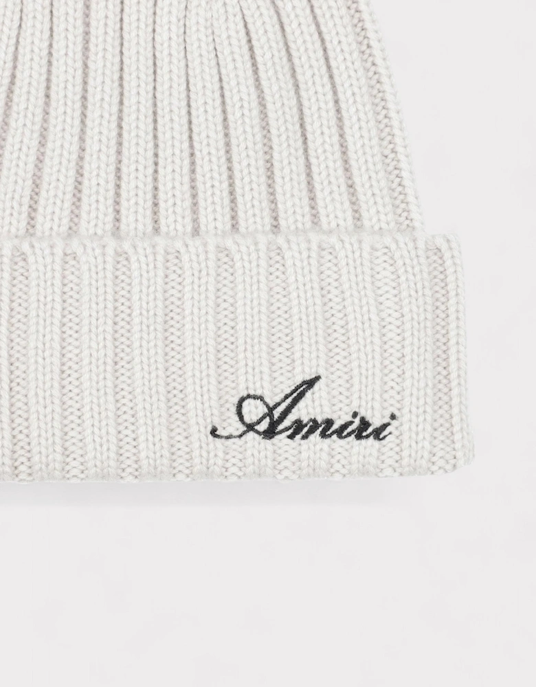Script Beanie Swansdown