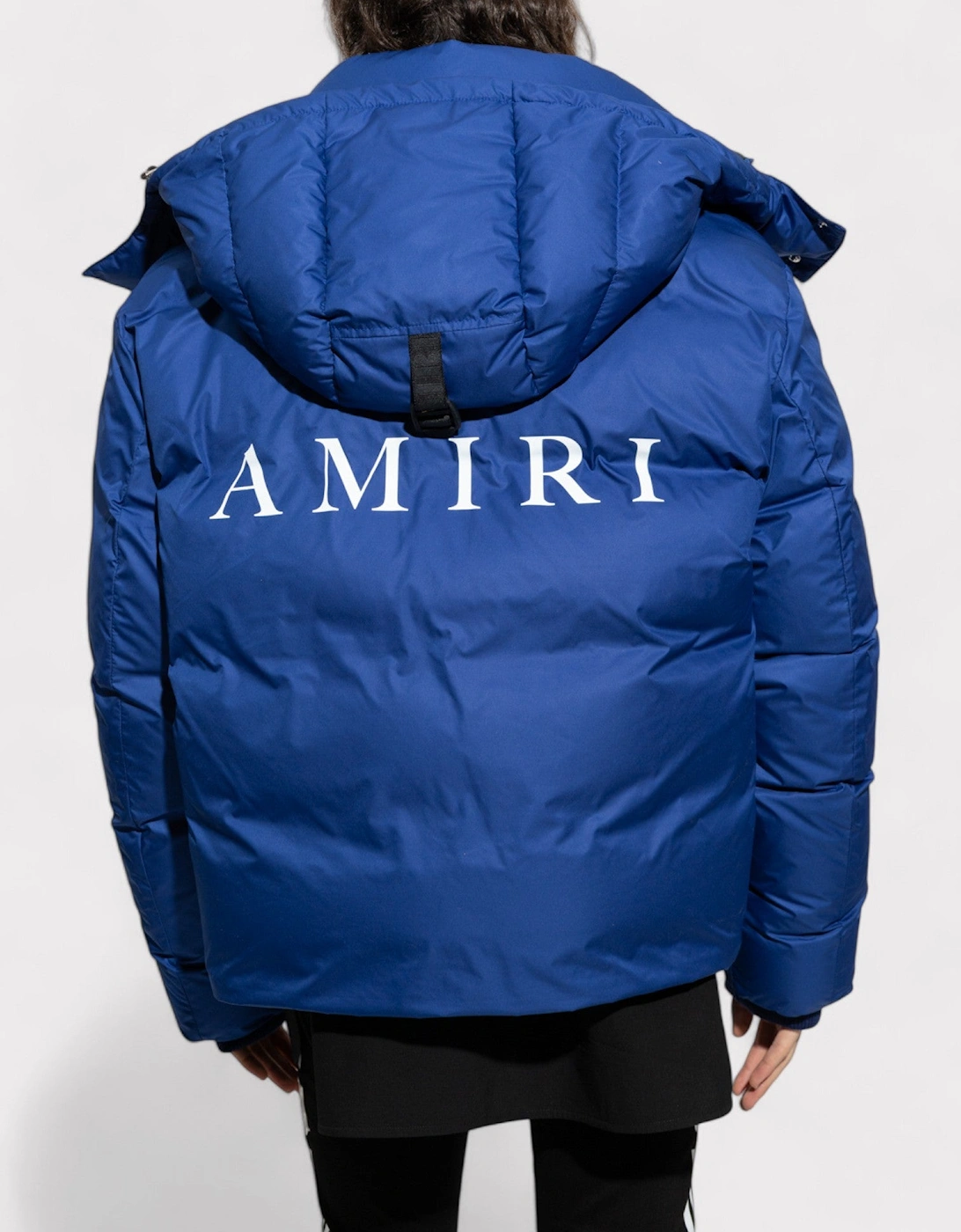 Hooded Down Puffer Jacket Blue
