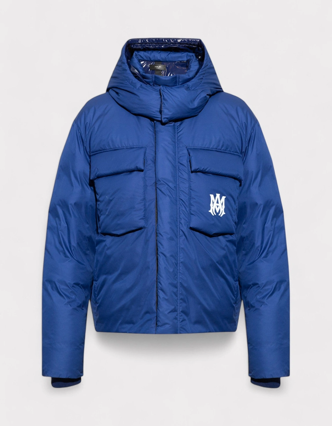 Hooded Down Puffer Jacket Blue, 5 of 4