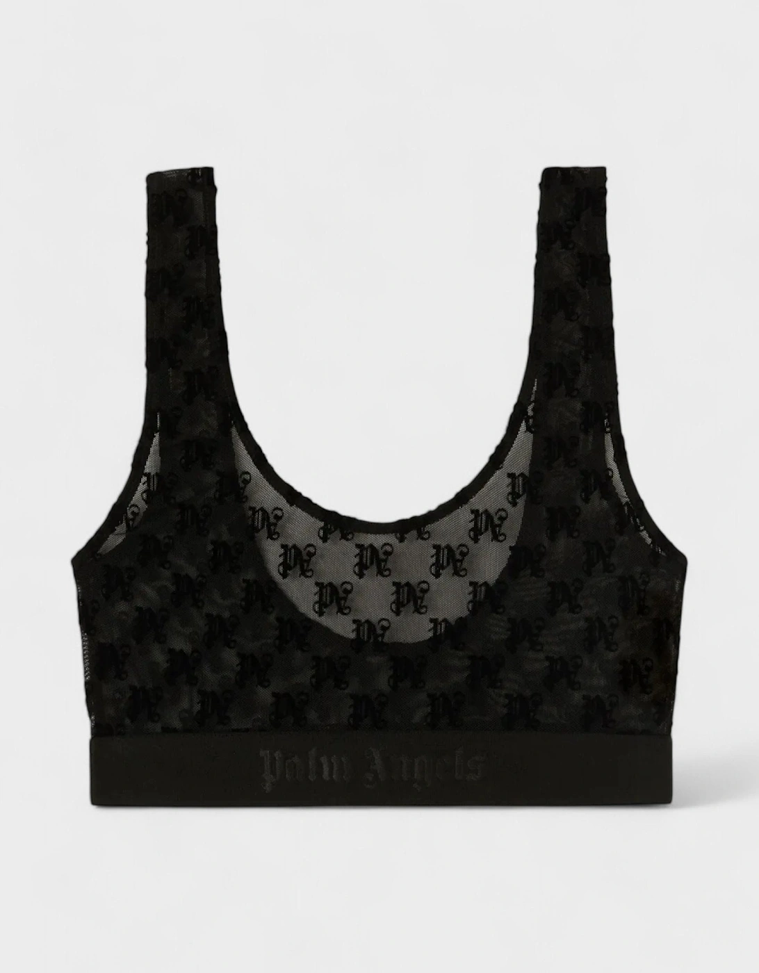 Monogram Lace Bra Black, 5 of 4