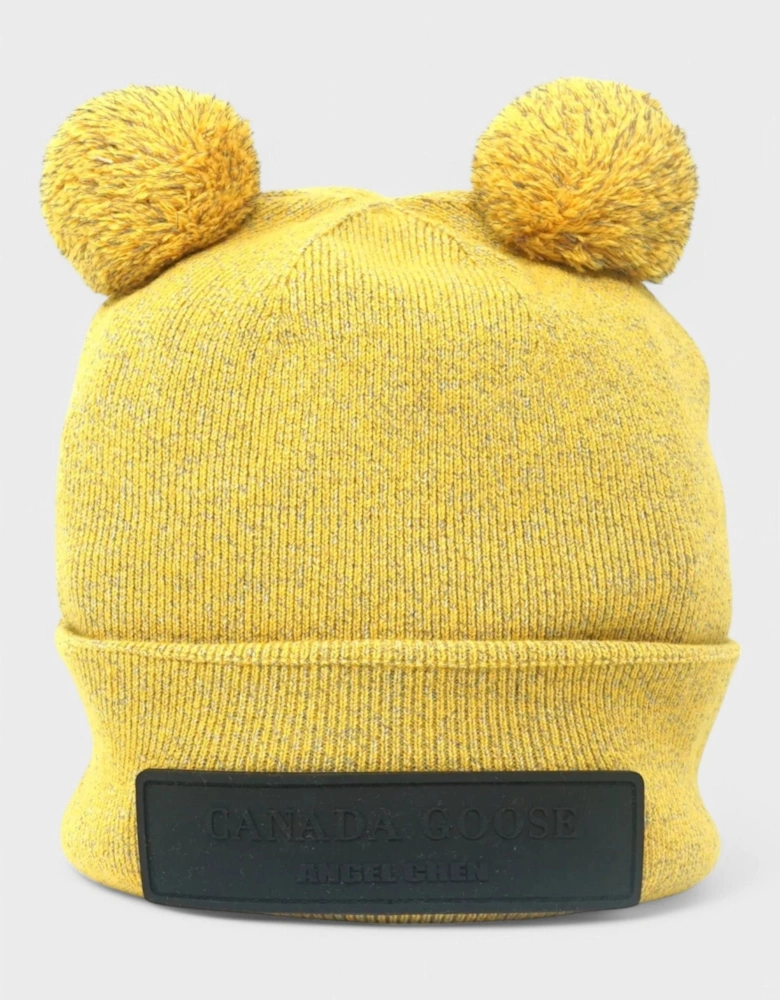 X Angel Chen Angel Chen Double Pom Toque Blossom Yellow