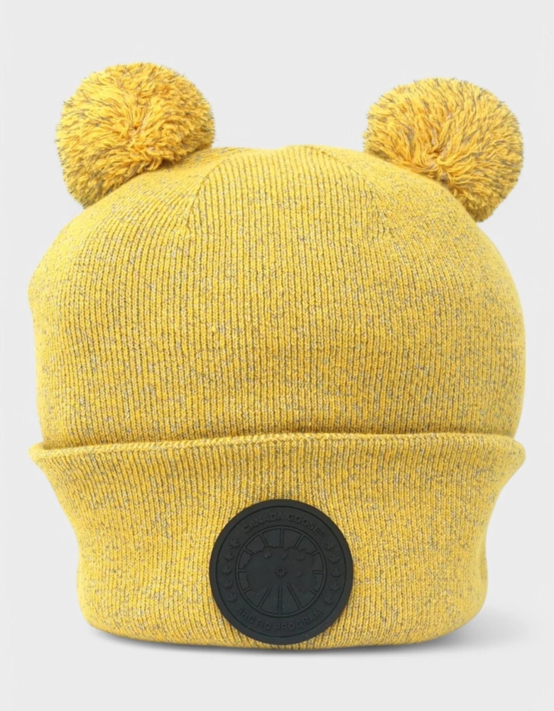 X Angel Chen Angel Chen Double Pom Toque Blossom Yellow