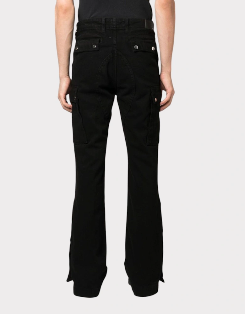 M65 Kick Flare Cargos Black