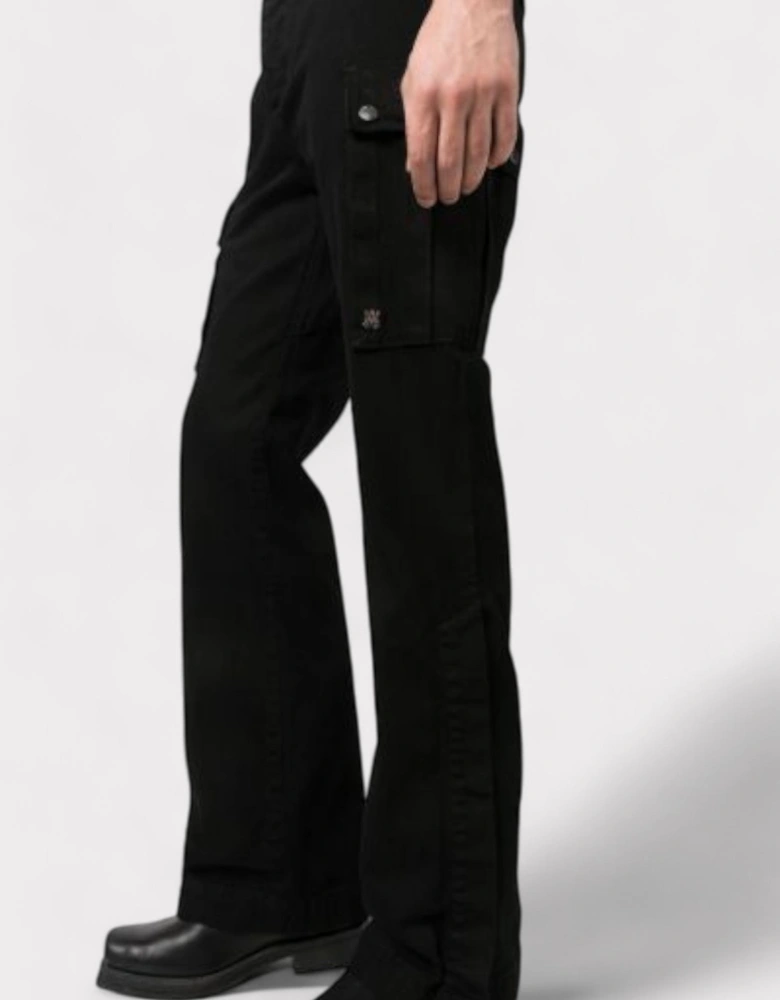 M65 Kick Flare Cargos Black