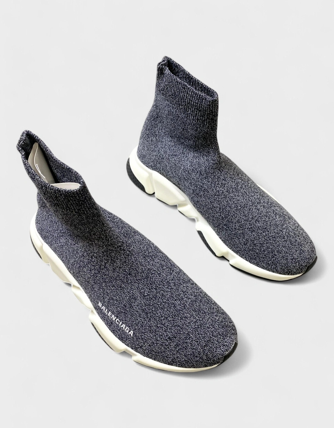 Speed Knit Sneakers Black Grey