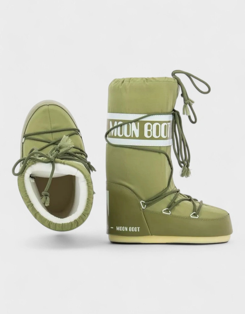 Moon Boot Icon Nylon Khaki Green
