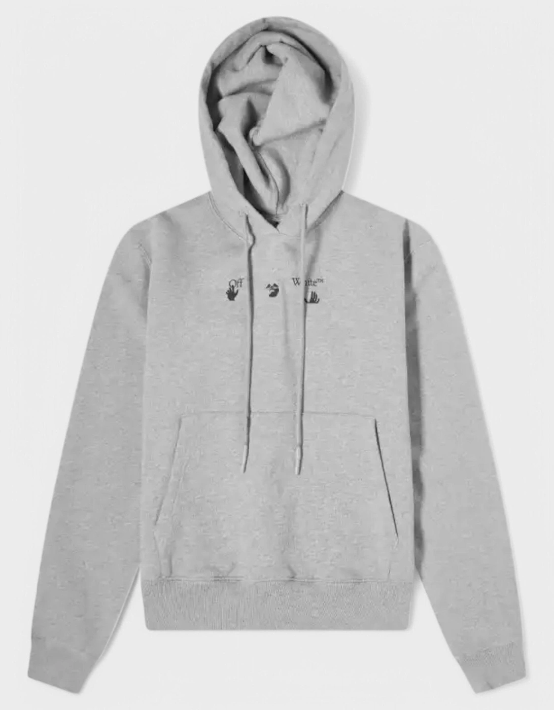 Black Marker Slim Hoodie 'Melange Grey', 5 of 4