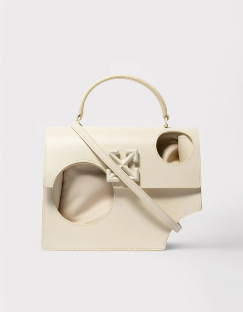 Off White Jitney 2.8 Meteor Holes Bag Beige