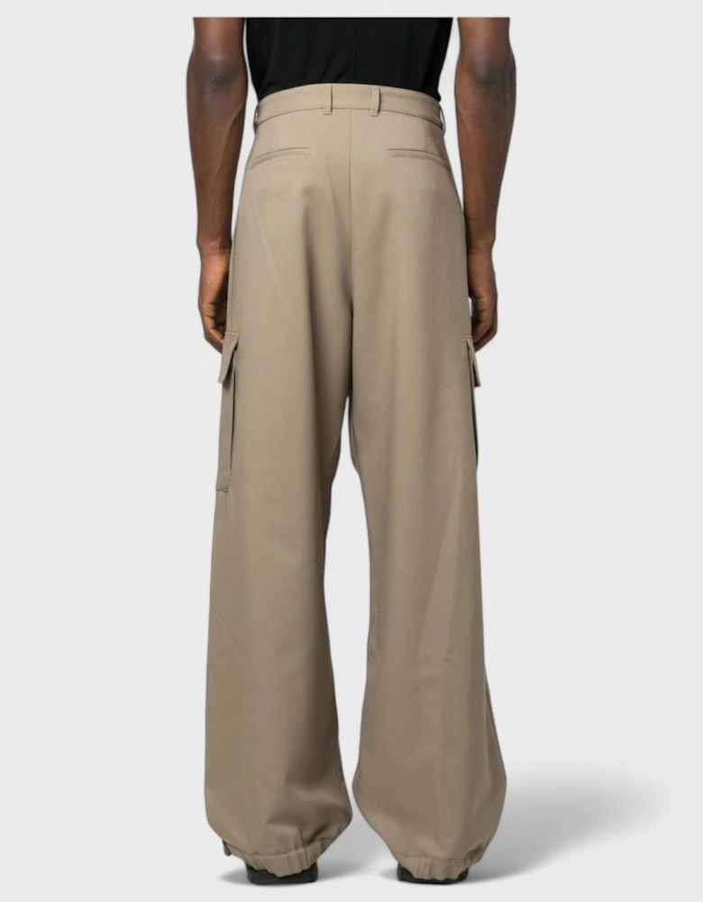 Emblem Drill Cargo Pant 'Beige/Beige'