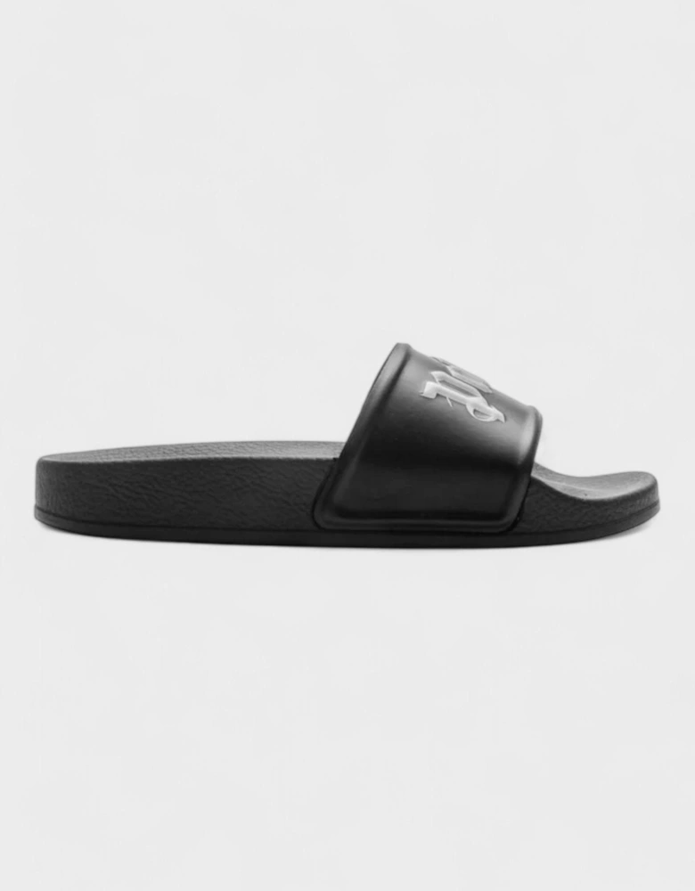 Boys Pool Sliders Black