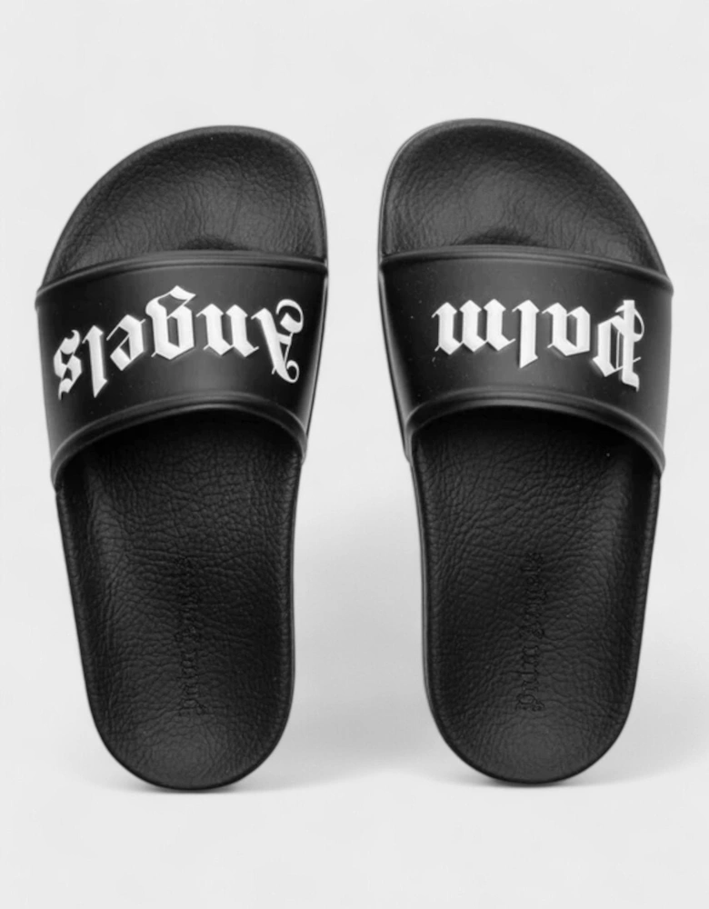 Boys Pool Sliders Black