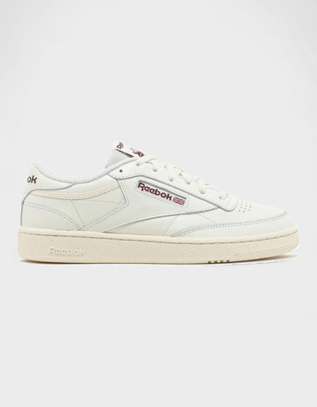 Club C 85 Classic White Collegiate Burgundy, 5 of 4