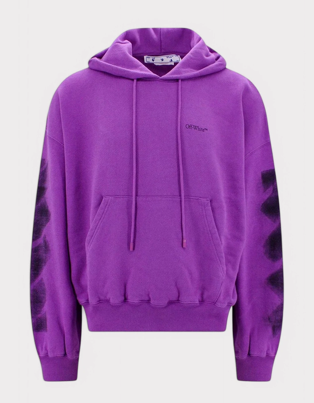 Jumbo Arrow Boxy Hoodie Orchid