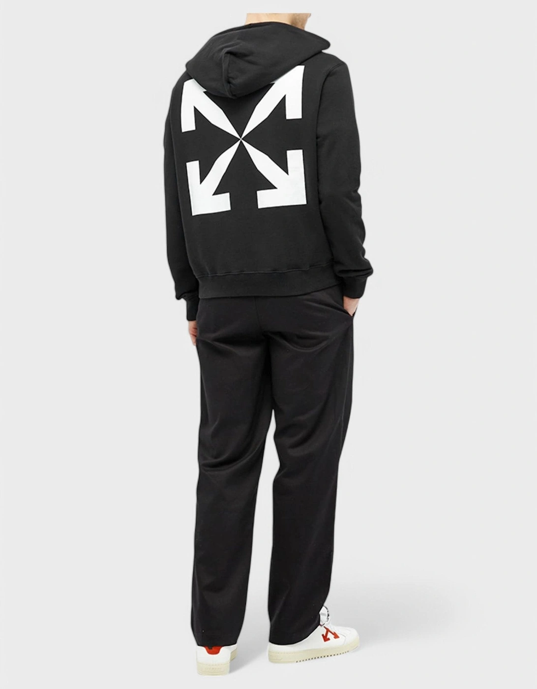 Pascal Print Slim Hoodie 'Black/White'