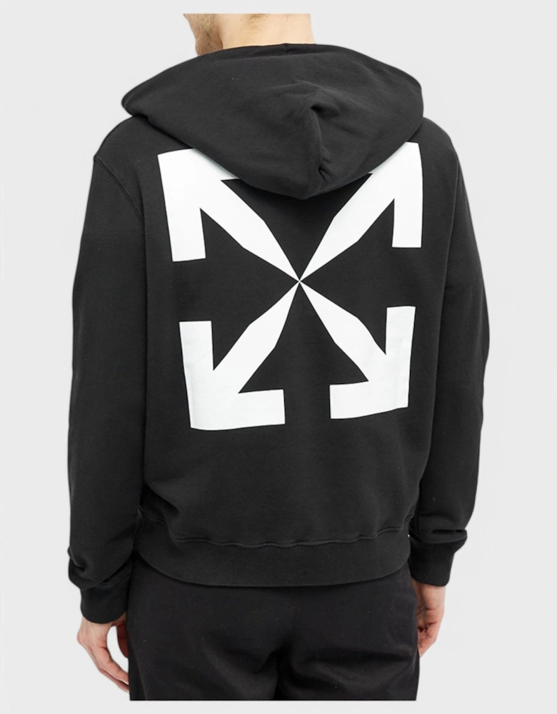 Pascal Print Slim Hoodie 'Black/White'