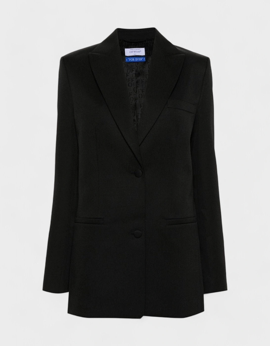 Wool Tomboy Blazer Jacket Black, 6 of 5