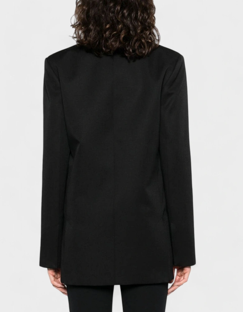 Wool Tomboy Blazer Jacket Black