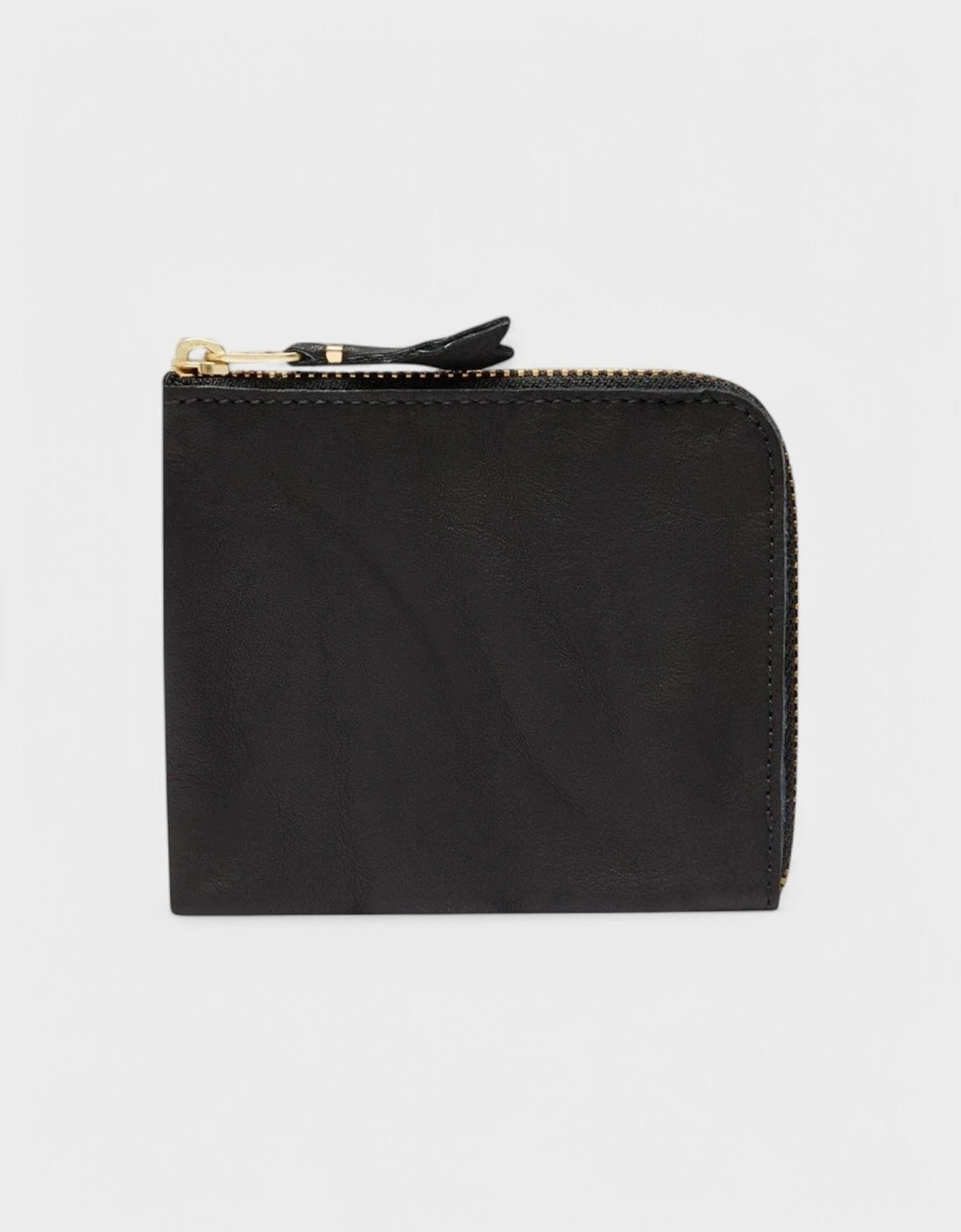 Comme Des Garcons Wallet Zip Round Black Calf Leather, 6 of 5