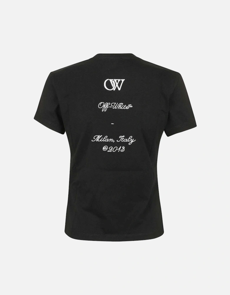 Ow 23 Embroidered Fitted Tee