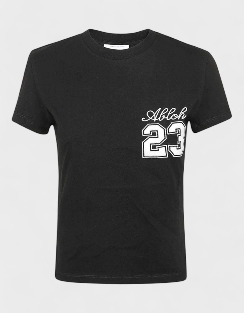 Ow 23 Embroidered Fitted Tee