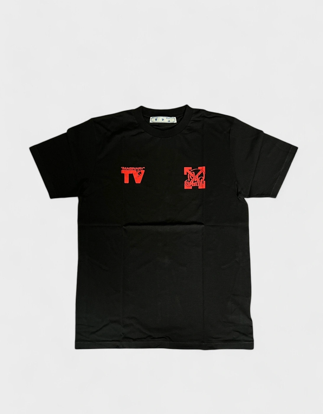 Off White Katsu TV S/S T-Shirt Black Red