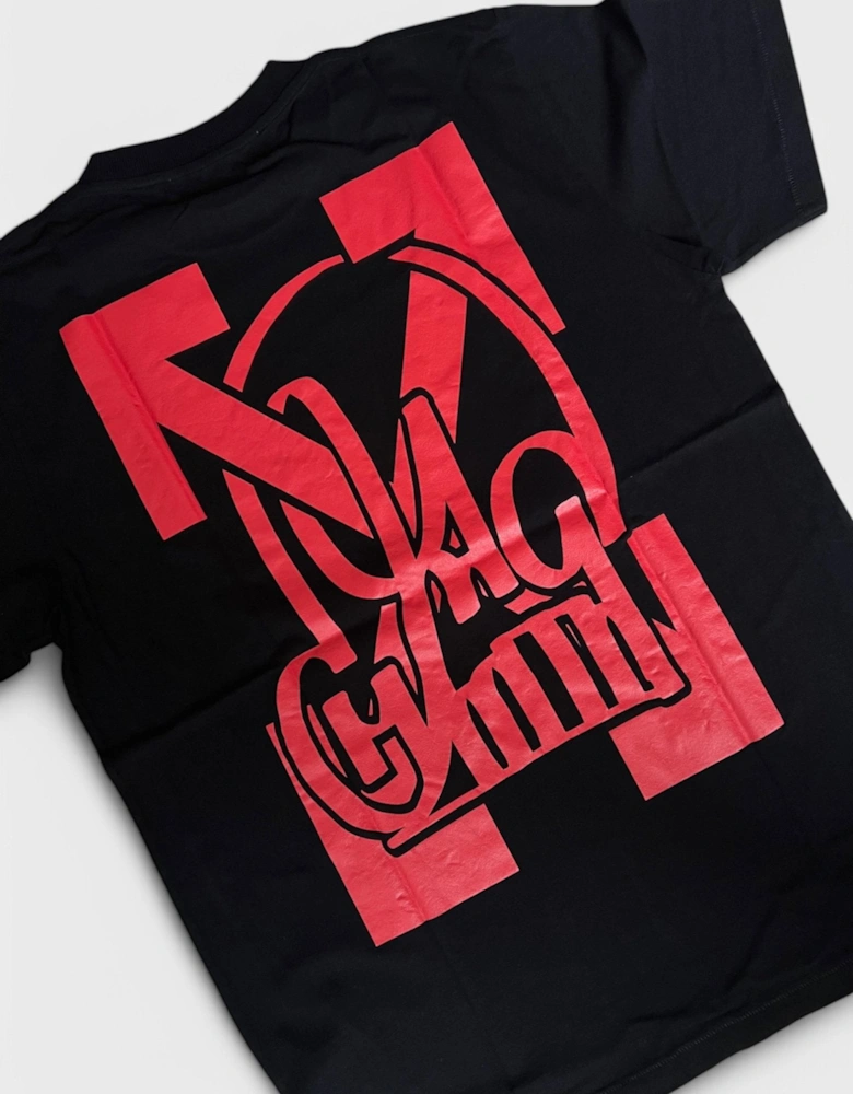 Off White Katsu TV S/S T-Shirt Black Red