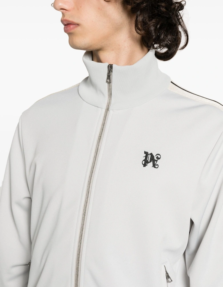 Monogram Track Jacket Light Grey
