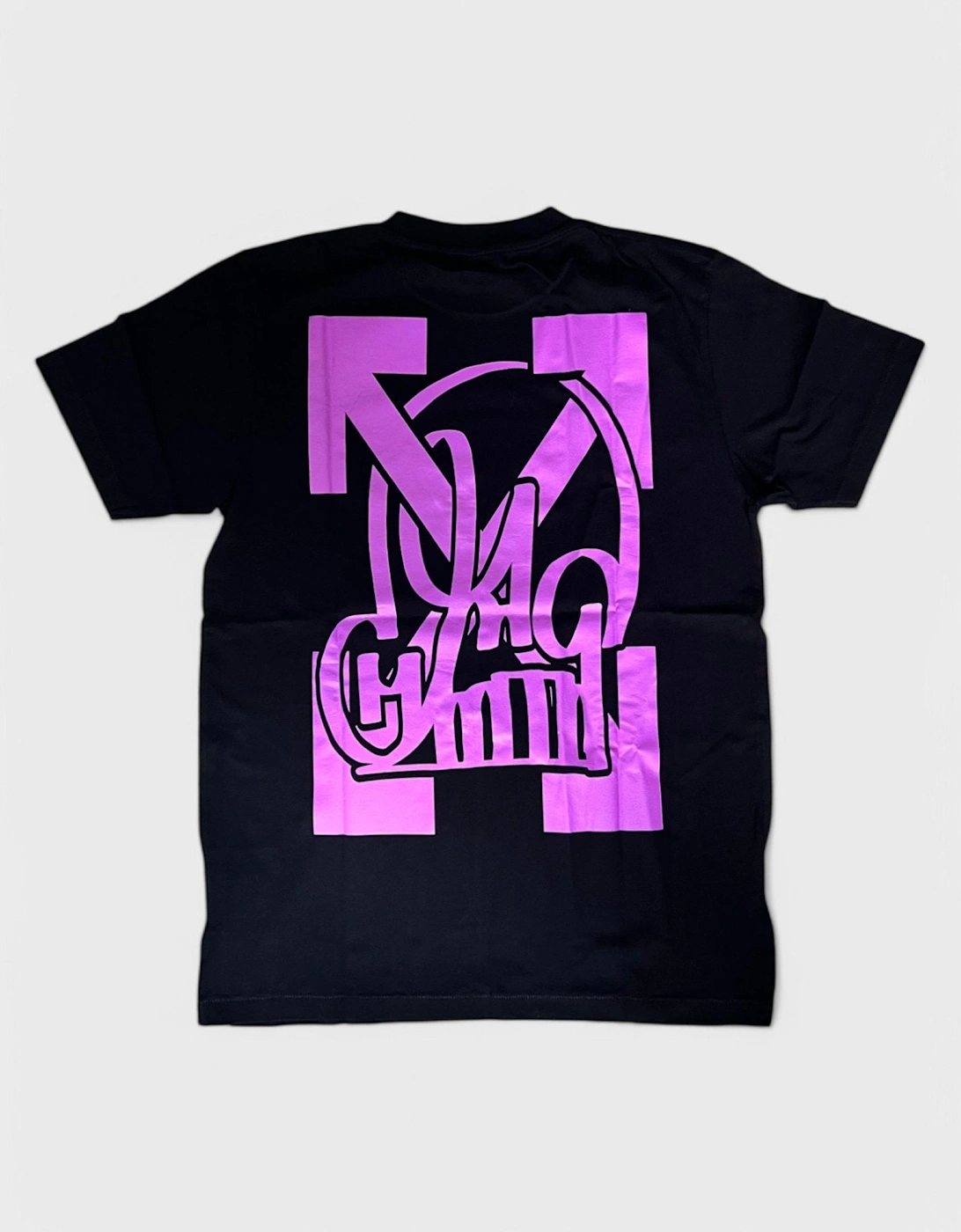 Off White Katsu TV S/S T-Shirt Black Violet, 5 of 4
