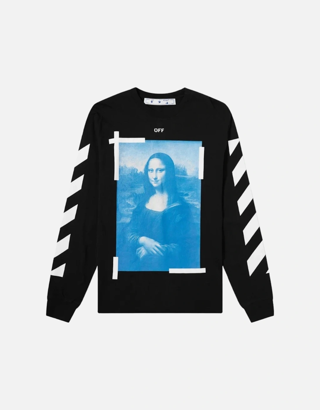 Long Sleeve Blue Mona Lisa Arrow T-Shirt, 4 of 3