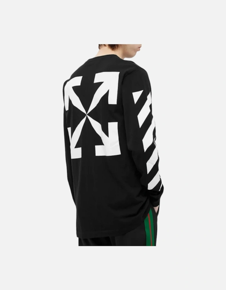 Long Sleeve Blue Mona Lisa Arrow T-Shirt