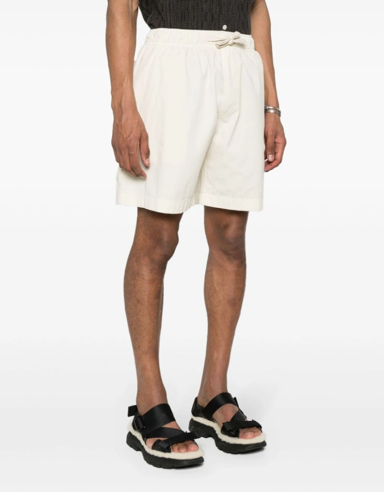 Monogram Studded Sweatshorts White