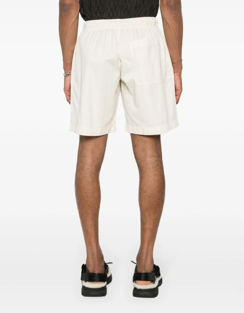 Monogram Studded Sweatshorts White