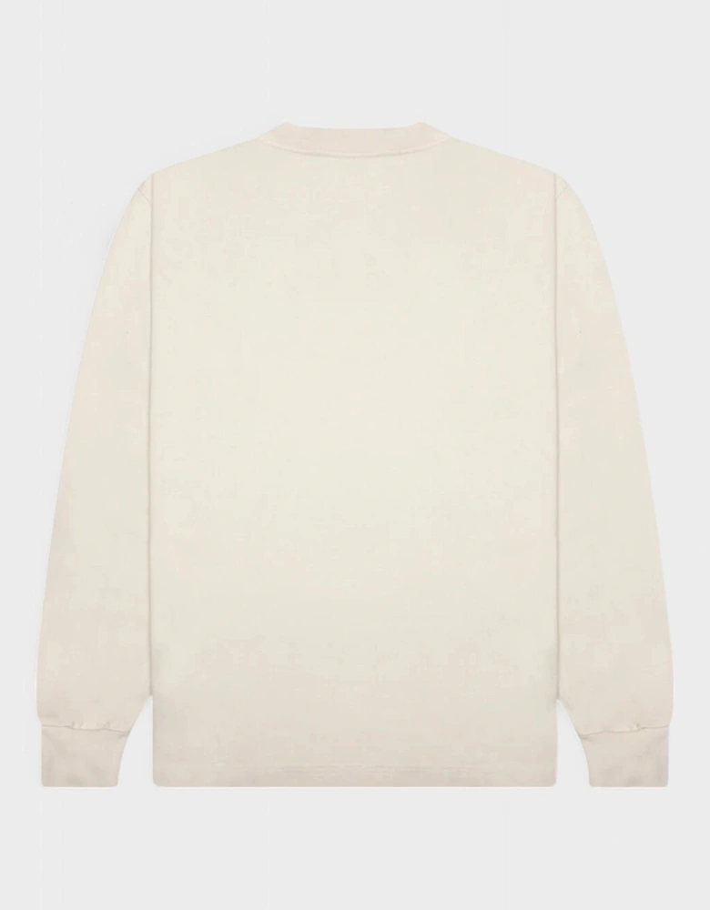 Burning Logo Classic Longsleeve T-Shirt Off White/Black (Fw22)