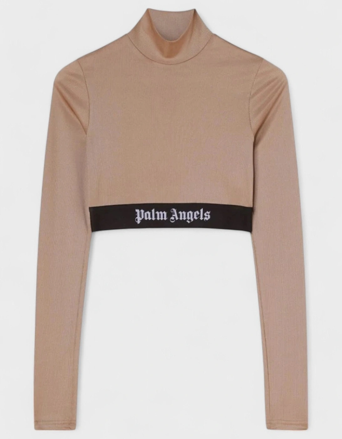 Logo Tape Skin Tee Camel Brown Wmns, 3 of 2