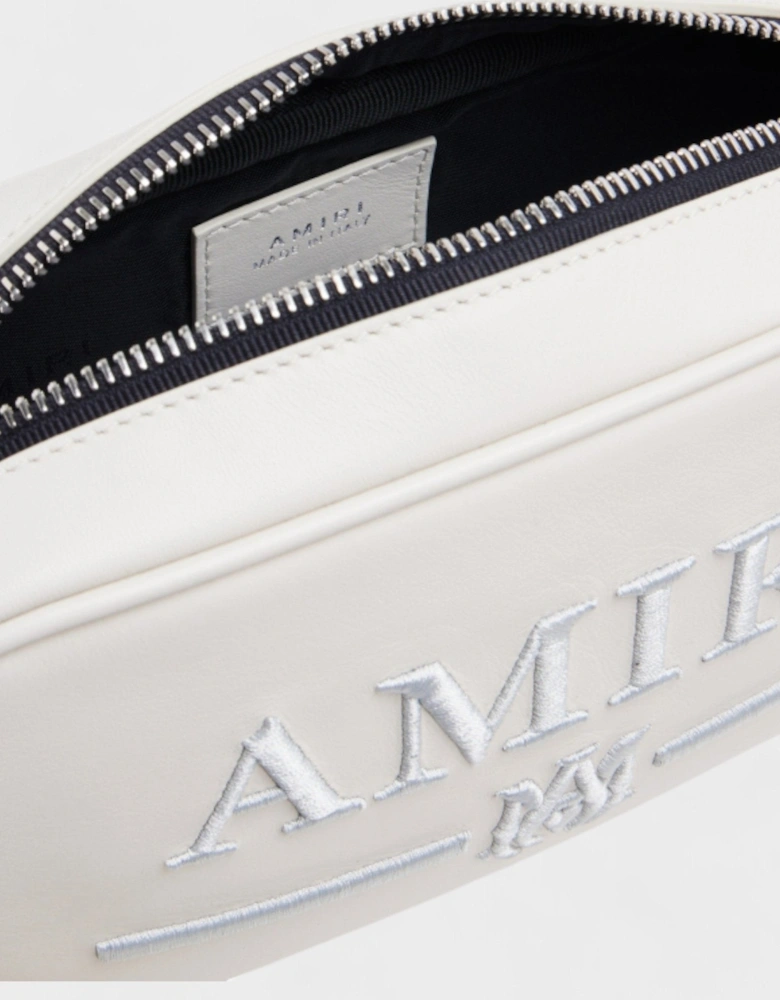 Nappa Embroidery Camera Case Alabaster