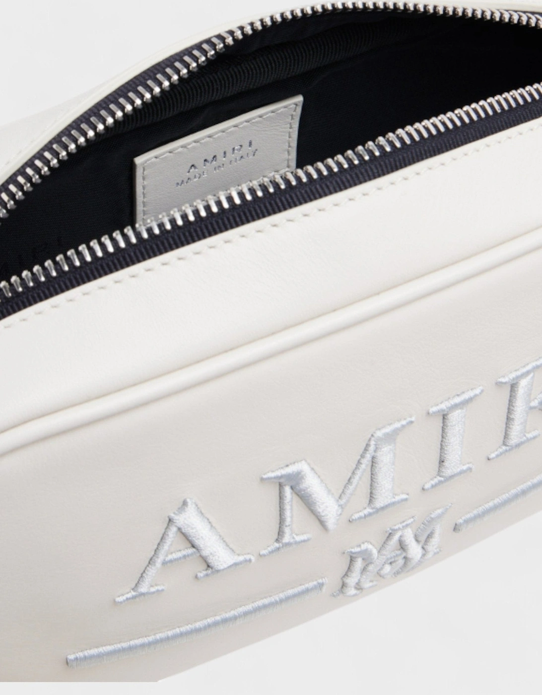 Nappa Embroidery Camera Case Alabaster