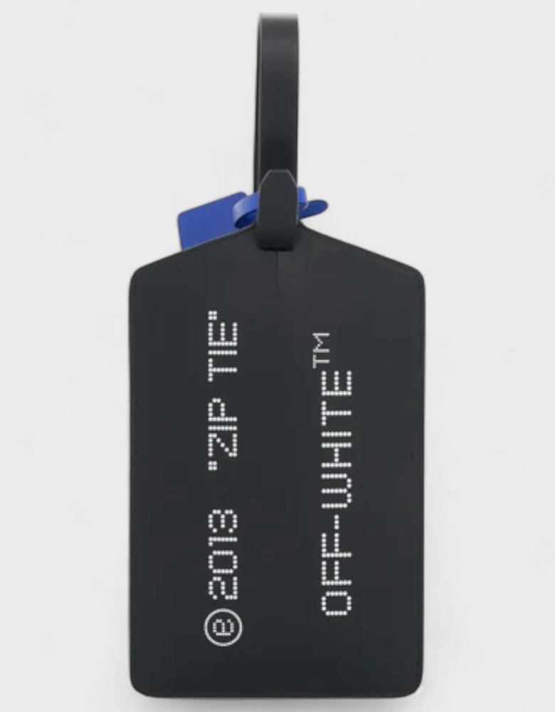 Zip Tie Medium Clutch Bag Black