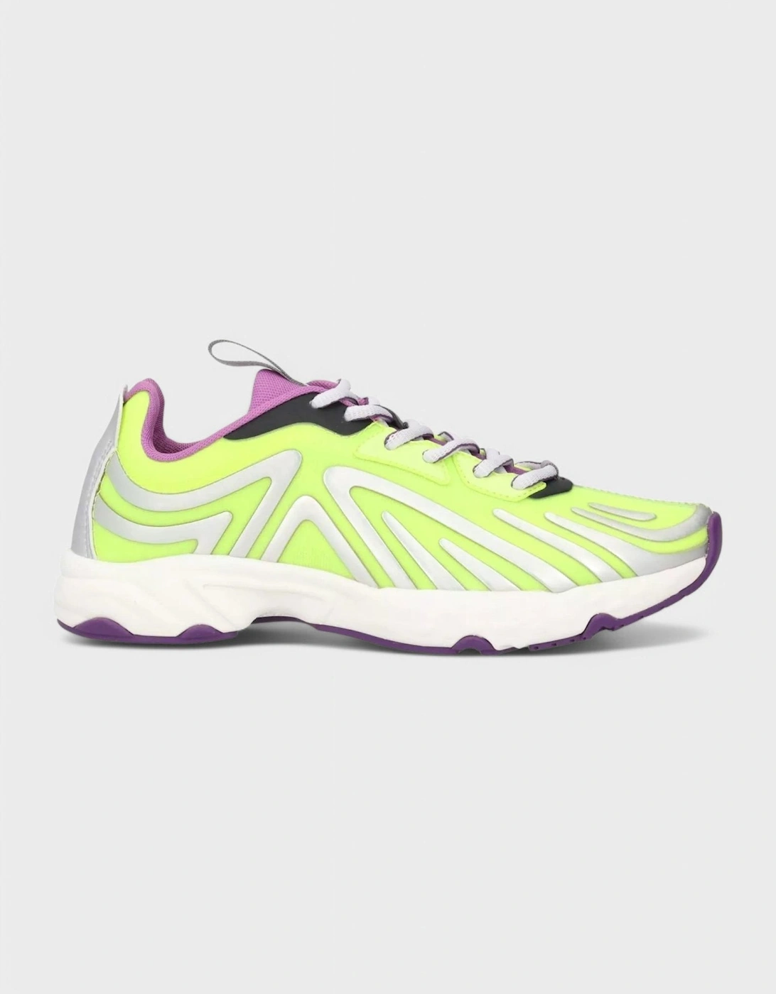 Buzz Neon Trainers Contrast Yellow Sneaker, 7 of 6