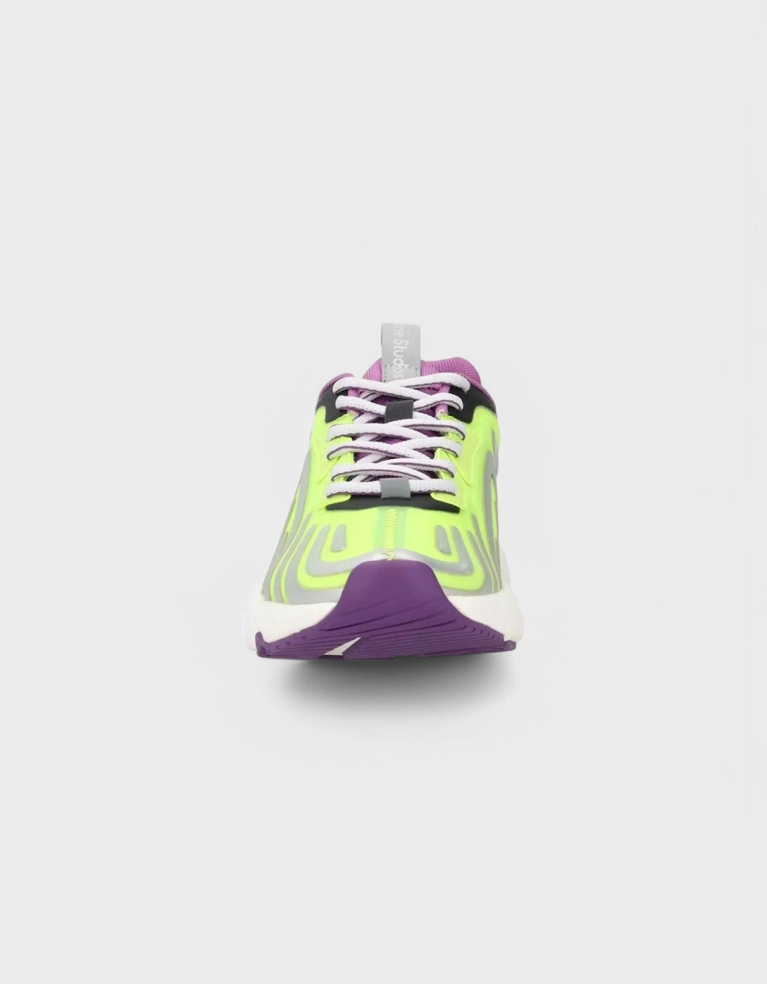 Buzz Neon Trainers Contrast Yellow Sneaker