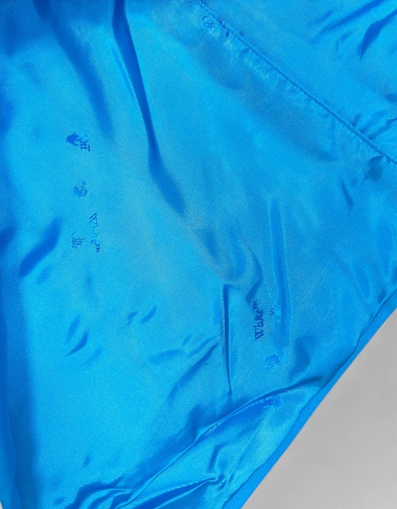 Off White Double Pap 2 Button Drill Relax Cyan Blue