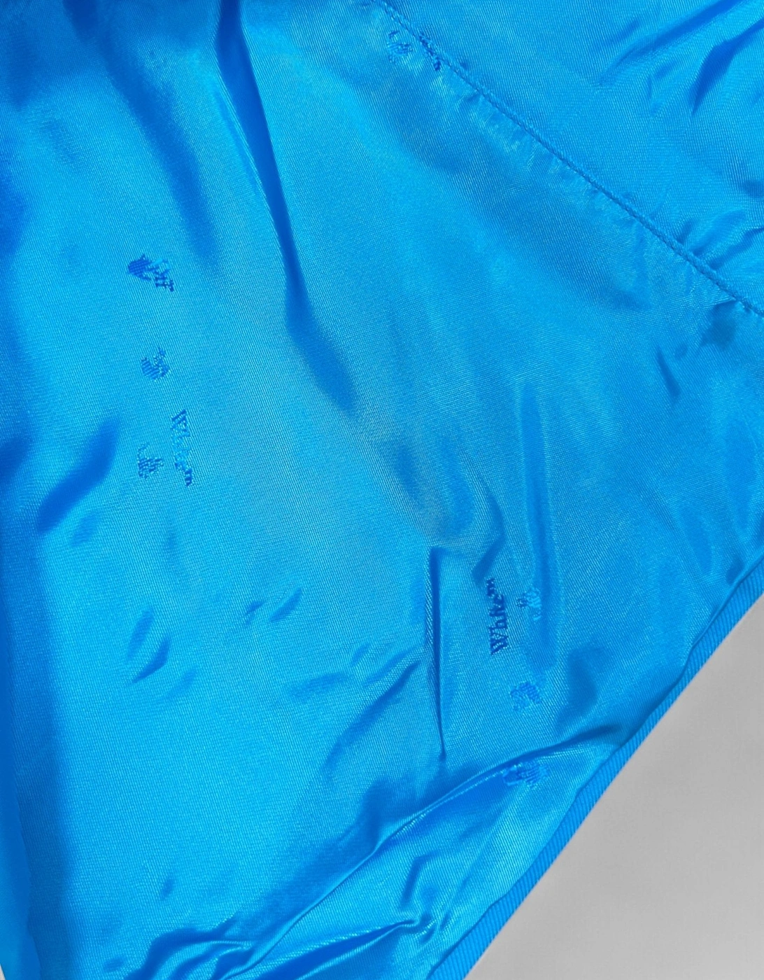 Off White Double Pap 2 Button Drill Relax Cyan Blue