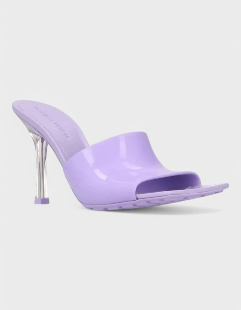 Mule Heel Sandal Puddle Sole Wisteria Purple