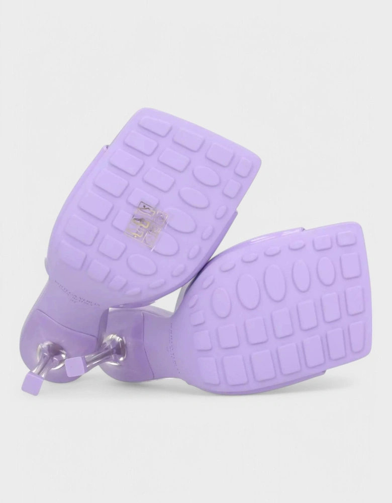 Mule Heel Sandal Puddle Sole Wisteria Purple