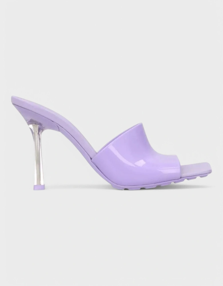 Mule Heel Sandal Puddle Sole Wisteria Purple