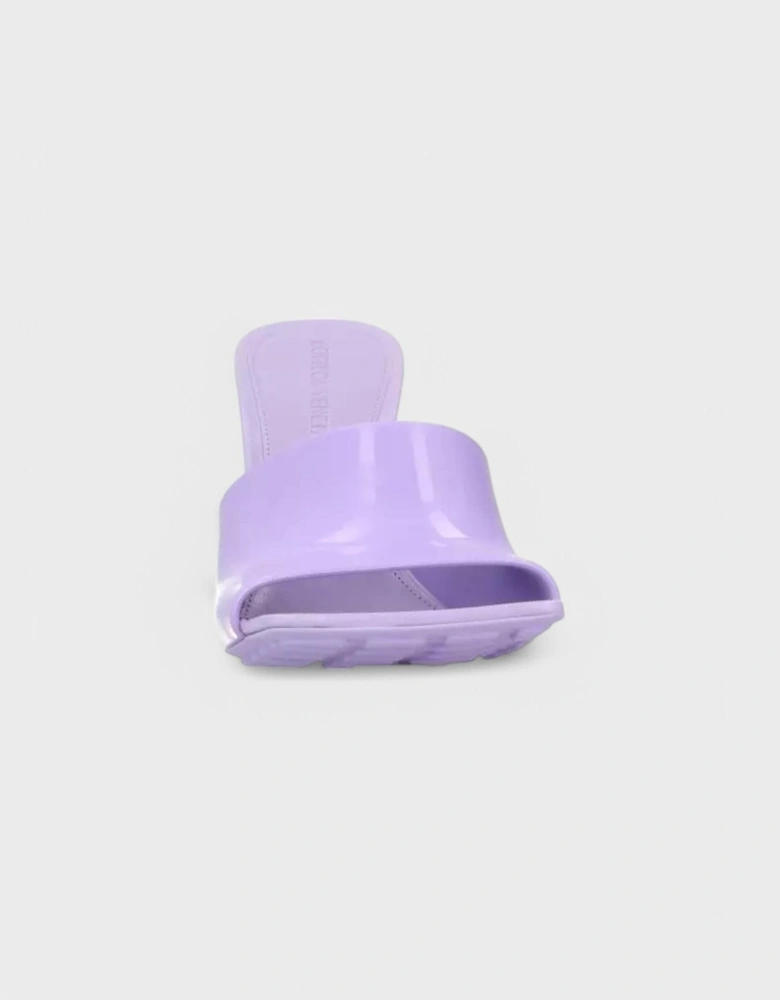 Mule Heel Sandal Puddle Sole Wisteria Purple