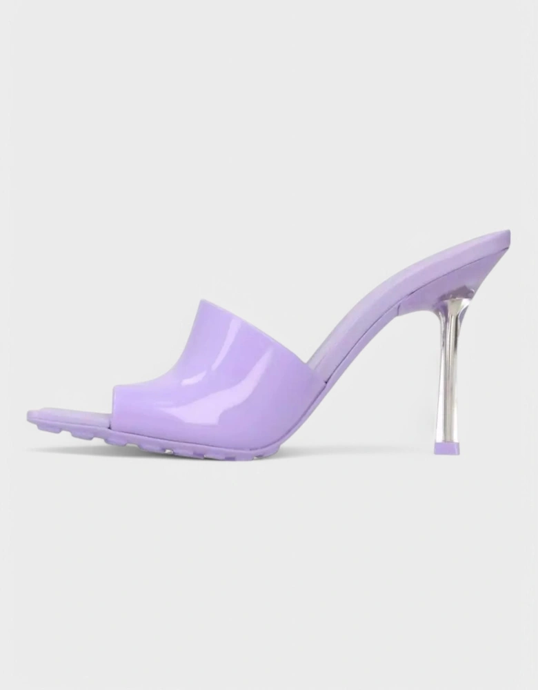 Mule Heel Sandal Puddle Sole Wisteria Purple